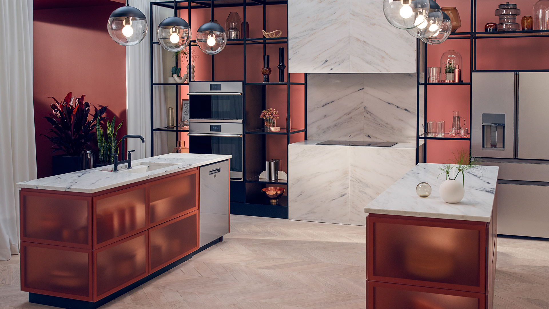 Virtual Café Kitchen Backgrounds for Video Chat Café Appliances